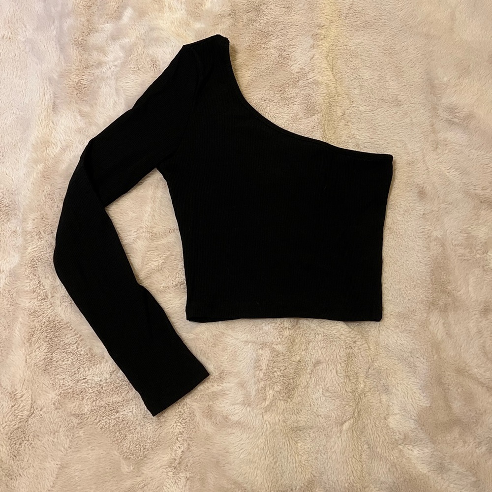 1 Shoulder Crop Top